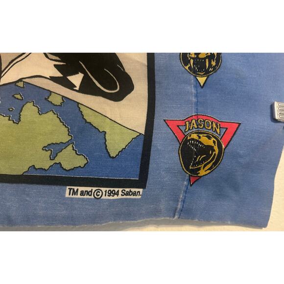 Vintage 1994 Mighty Morphin Power Rangers Pillow Case - Picture 2 of 10